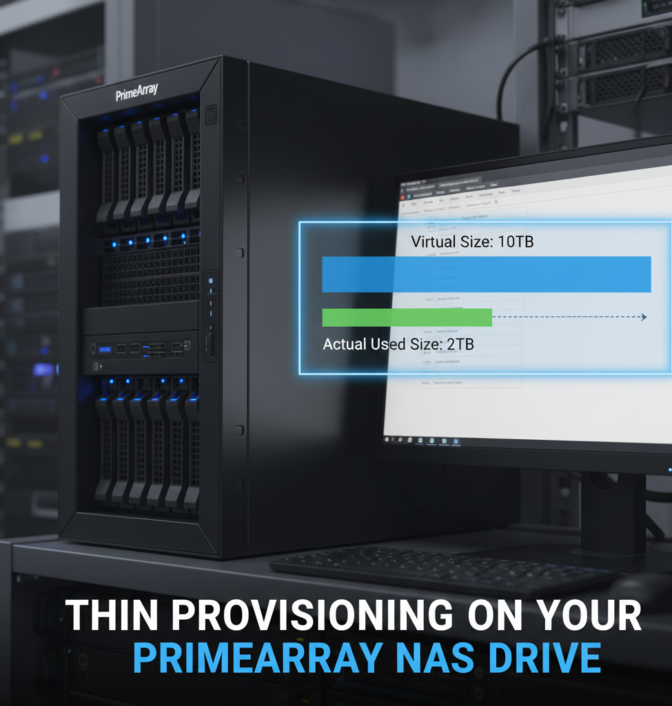 Thin Provisioning Tips for Optimal PrimeArray NAS Performance